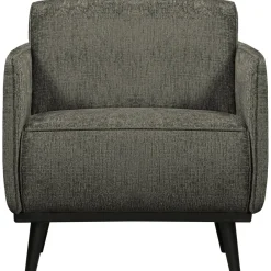 Woood Statement fauteuil met arm structure velvet frost Online