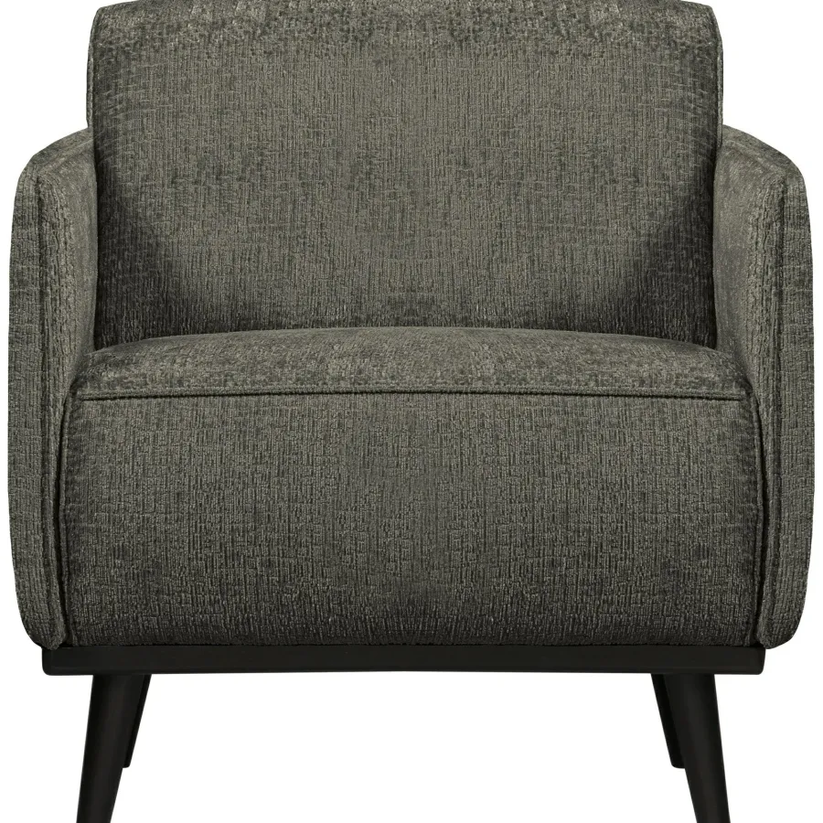Woood Statement fauteuil met arm structure velvet frost Online
