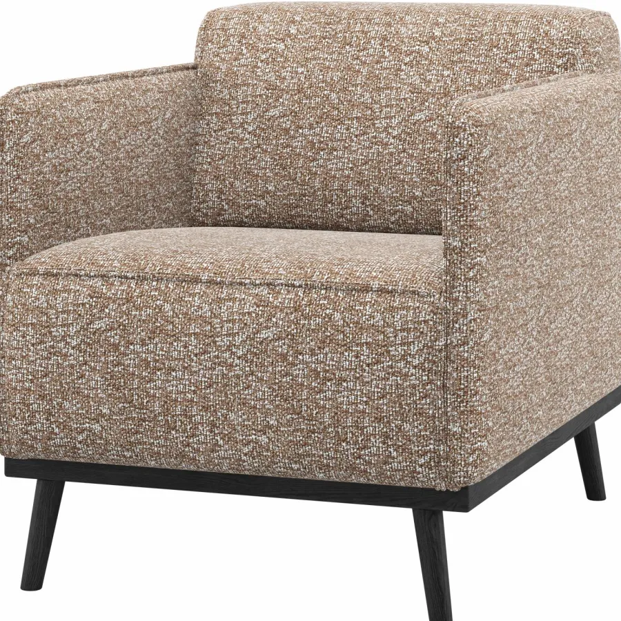 Woood Statement Fauteuil Met Arm Lichtbruin Melange Sale