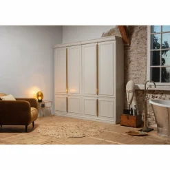 Woood Statement fauteuil met arm fluweel honing geel Discount