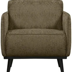 Woood Statement fauteuil met arm structure velvet bonsai New