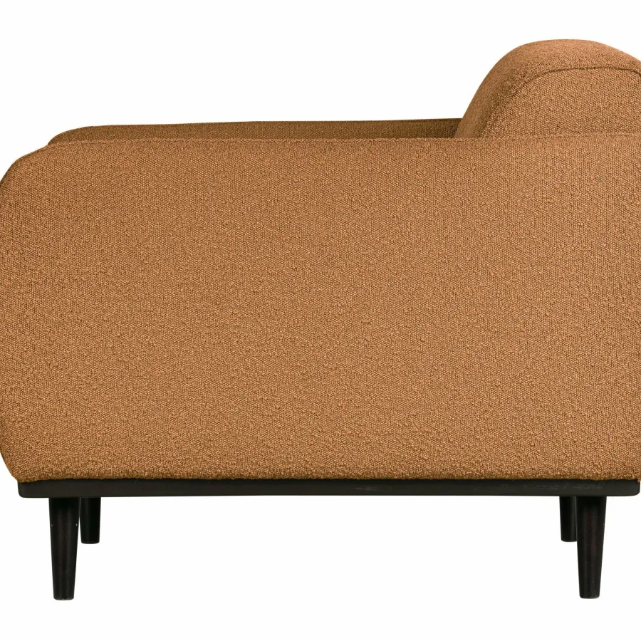 Woood Statement fauteuil met arm bouclé butter Best