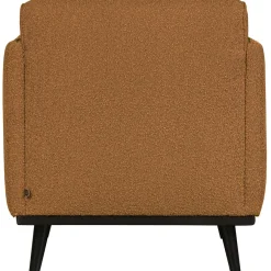 Woood Statement fauteuil met arm bouclé butter Best