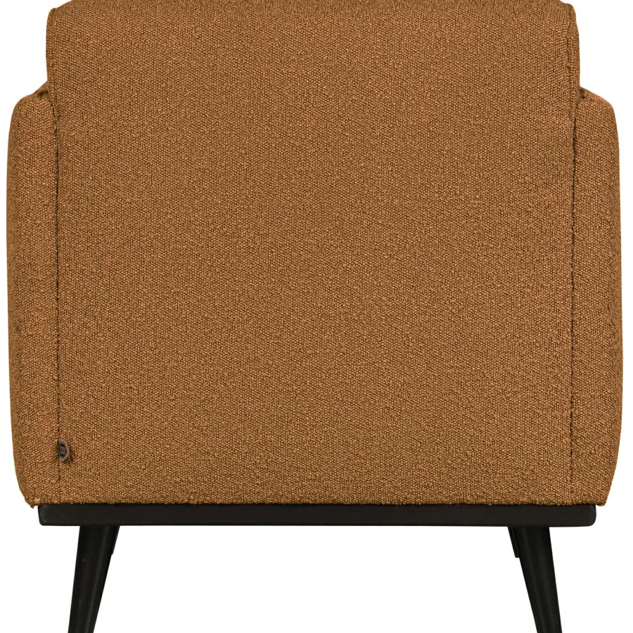 Woood Statement fauteuil met arm bouclé butter Best