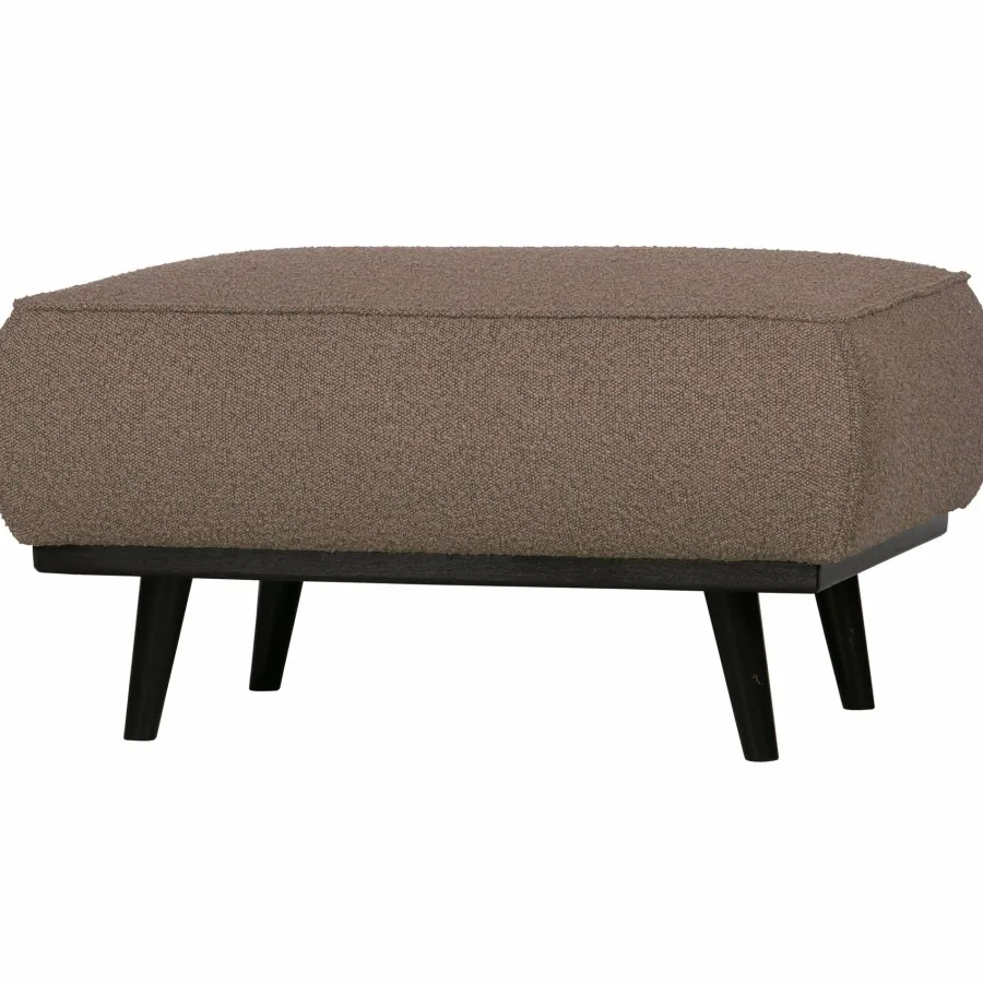 Woood Statement hocker bouclé nougat New