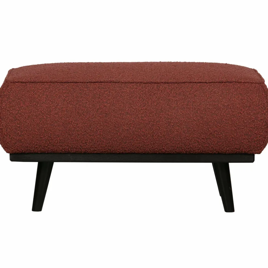 Woood Statement hocker bouclé chestnut Clearance