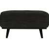 Woood Statement hocker brede platte rib graphite Clearance