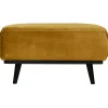 Woood Statement hocker fluweel honing geel Clearance