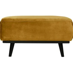 Woood Statement hocker fluweel honing geel Clearance