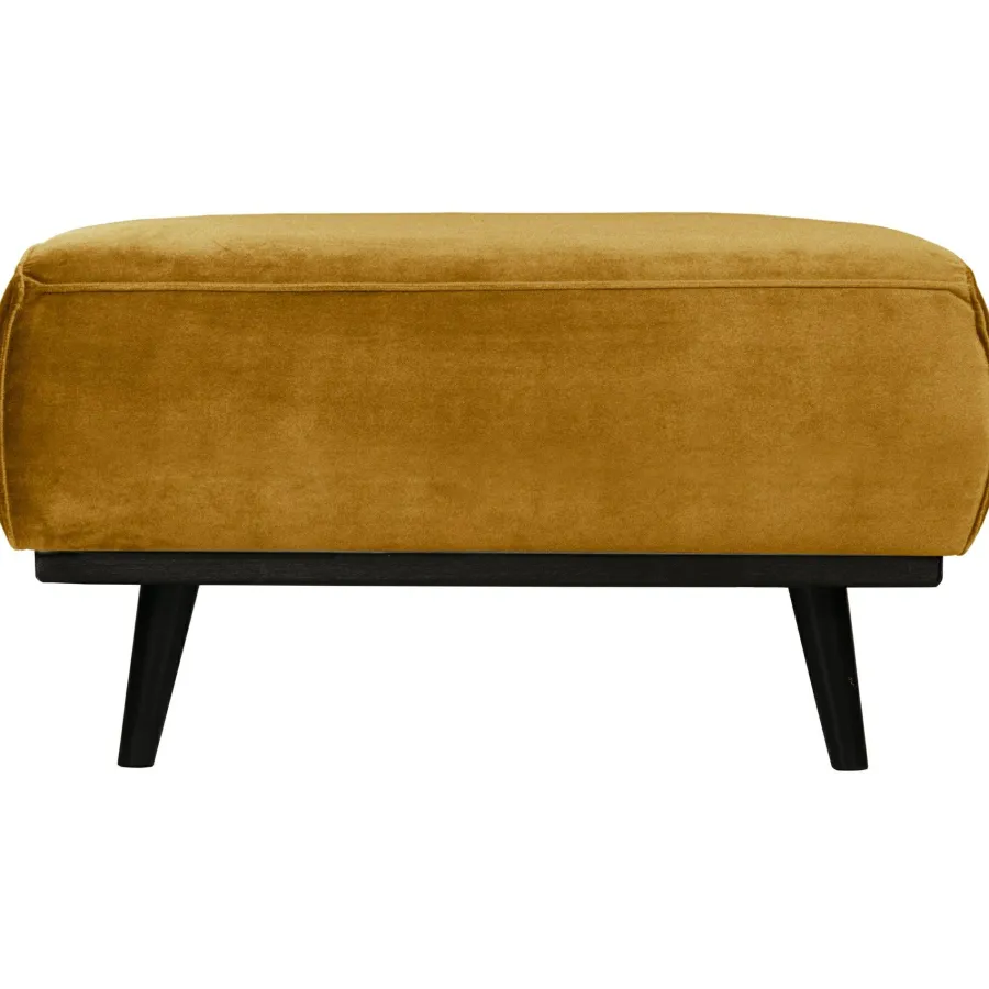 Woood Statement hocker fluweel honing geel Clearance