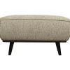 Woood Statement hocker structure velvet wheatfield Discount