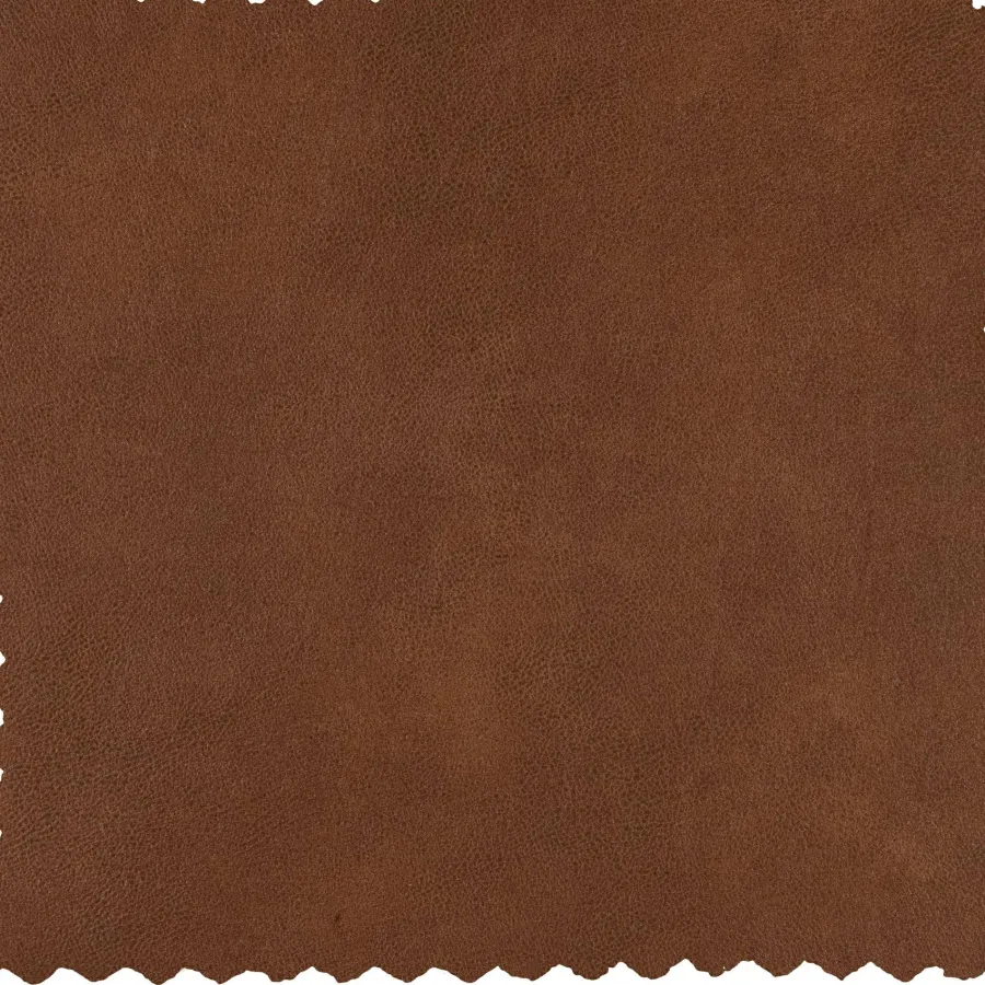 Woood Statement hoekbank rechts lederlook cognac Outlet