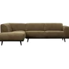 Woood Statement hoekbank links platte brede rib rock Discount