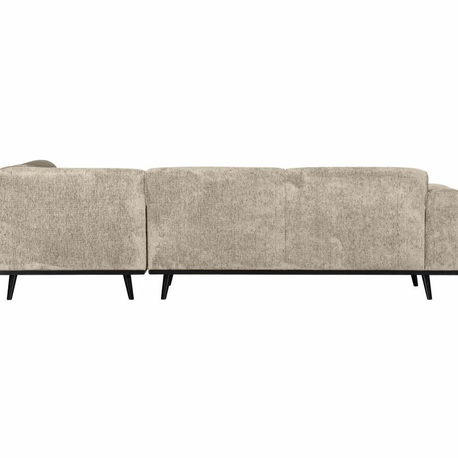 Woood Statement hoekbank rechts structure velvet wheatfield Best