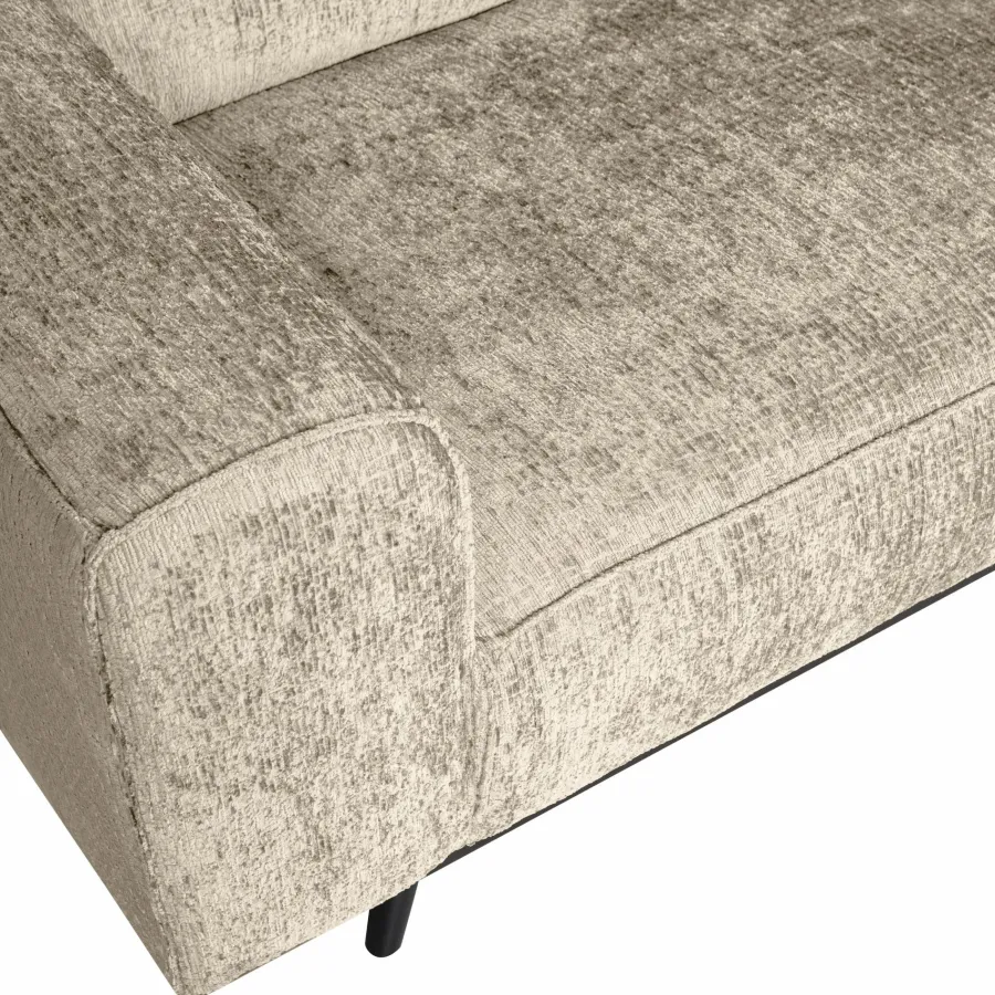 Woood Statement hoekbank rechts structure velvet wheatfield Best