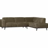 Woood Statement hoekbank rechts structure velvet bonsai Best