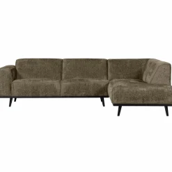 Woood Statement hoekbank rechts structure velvet bonsai Best