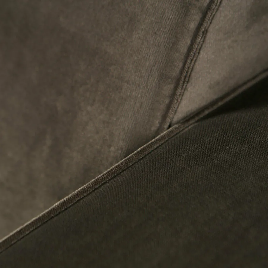 Woood Statement hoekbank links fluweel warm groen Clearance