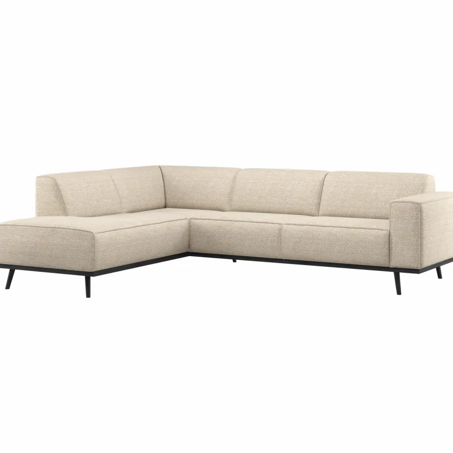 Woood Statement Hoekbank Links Beige Melange Discount