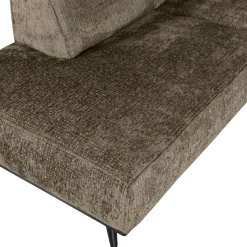 Woood Statement hoekbank links structure velvet bonsai Clearance