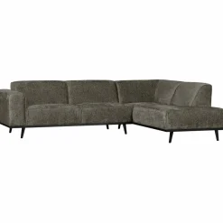 Woood Statement hoekbank rechts structure velvet frost Discount
