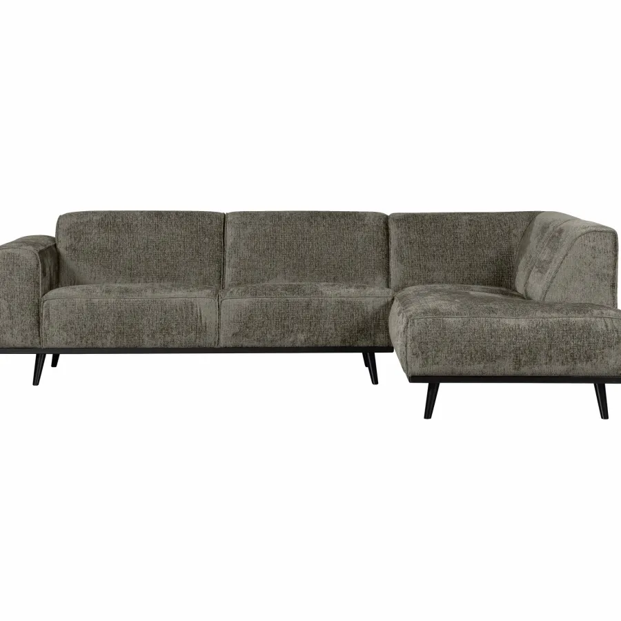 Woood Statement hoekbank rechts structure velvet frost Discount