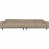 Woood Statement xl 4-zits bank 372 cm bouclé beige Sale