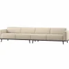 Woood Statement Xl 4-Zits Bank 372 Cm Beige Melange
