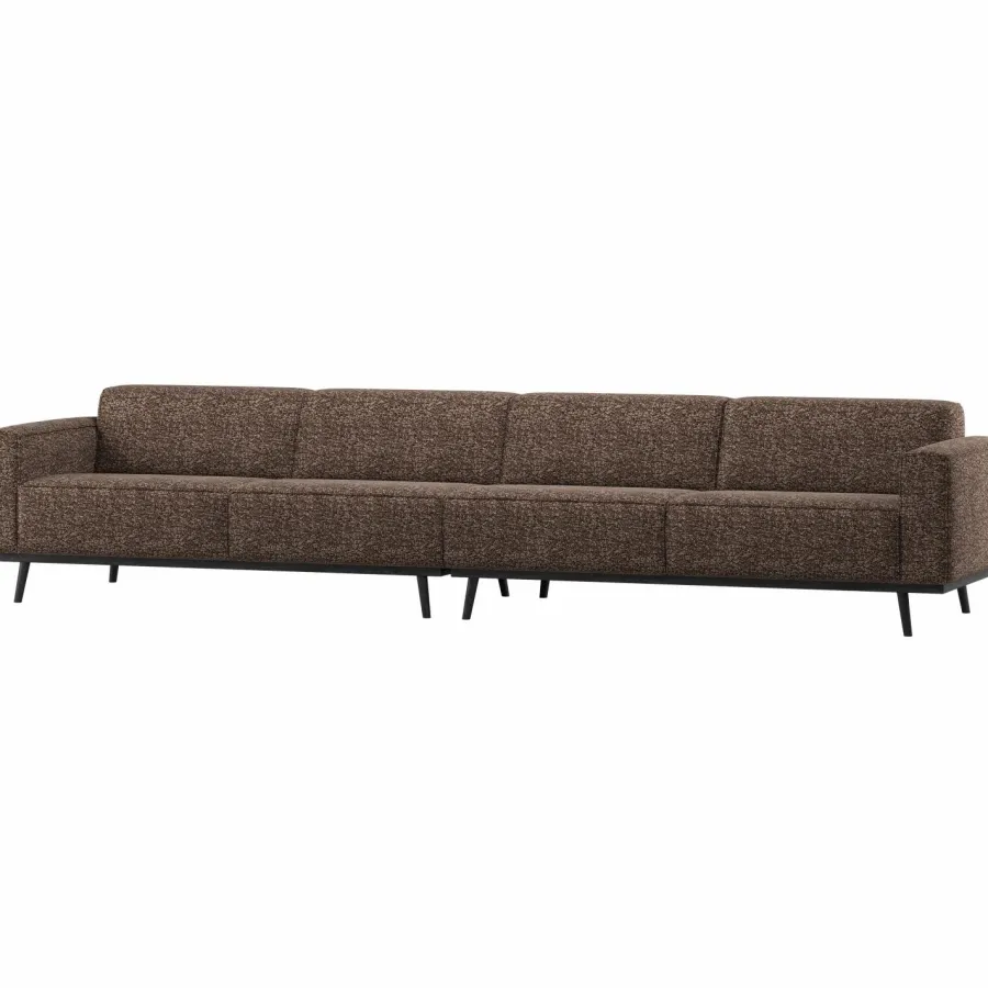 Woood Statement Xl 4-Zits Bank 372 Cm Bruin Melange Outlet