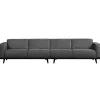 Woood Statement xl 4-zits bank 372 cm structure velvet mountain Sale