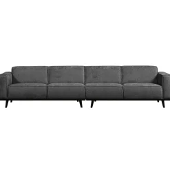 Woood Statement xl 4-zits bank 372 cm structure velvet mountain Sale