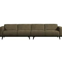Woood Statement xl 4-zits bank 372 cm structure velvet bonsai Discount