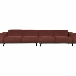 Woood Statement xl 4-zits bank 372 cm bouclé chestnut Best