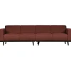 Woood Statement 4-zits bank 280 cm bouclé chestnut