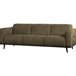 Woood Statement 3-zits bank 230 cm structure velvet bonsai Hot