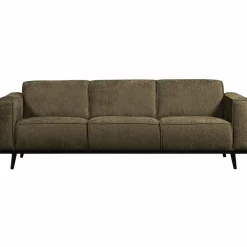 Woood Statement 3-zits bank 230 cm structure velvet bonsai Hot