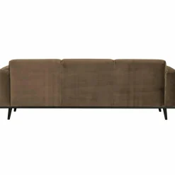 Woood Statement 3-zits bank 230 cm fluweel taupe Online