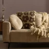 Woood Statement 3-zits bank 230 cm structure velvet wheatfield Sale