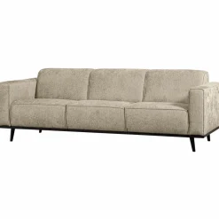 Woood Statement 3-zits bank 230 cm structure velvet wheatfield Sale