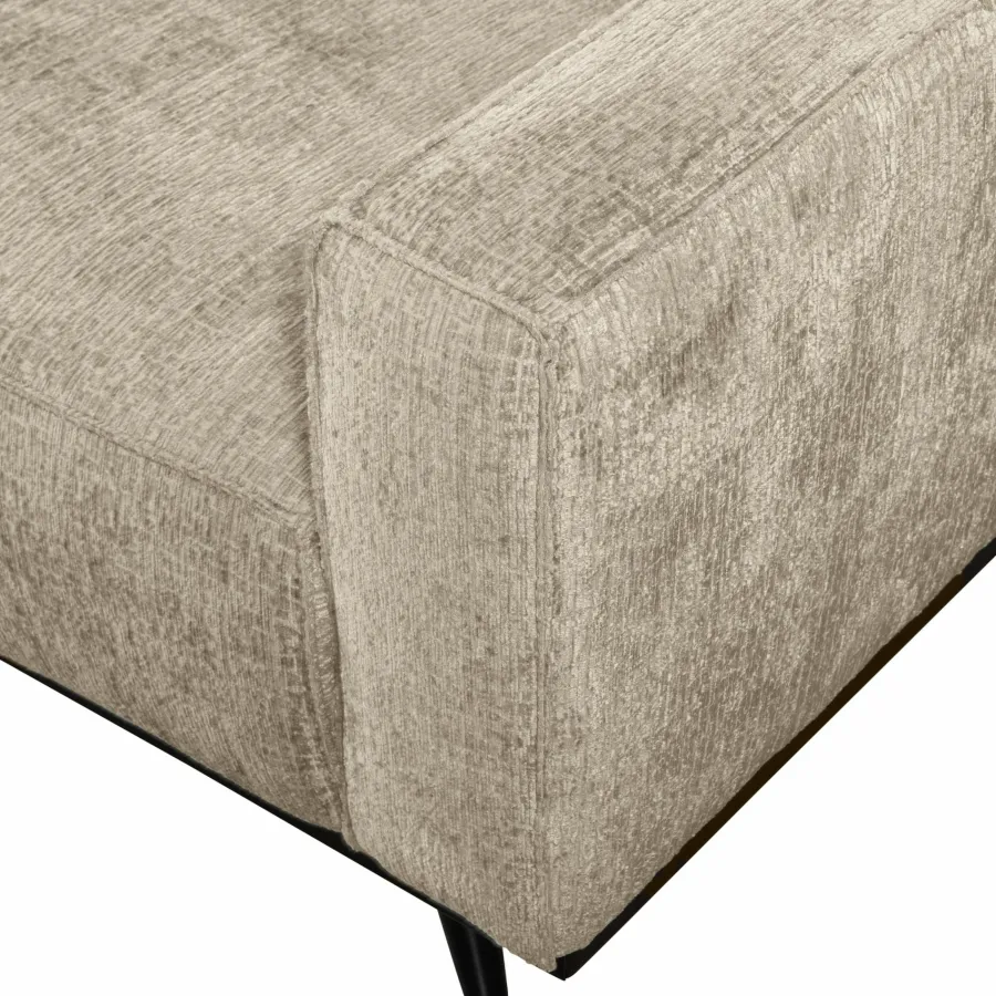 Woood Statement 3-zits bank 230 cm structure velvet wheatfield Sale
