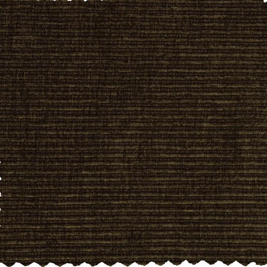 Woood Statement 3-zits bank 230 cm brede platte rib warm groen Best