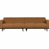 Woood Statement 4-zits bank 280 cm bouclé butter Outlet