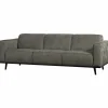 Woood Statement 3-zits bank 230 cm structure velvet frost New