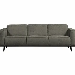 Woood Statement 3-zits bank 230 cm structure velvet frost New