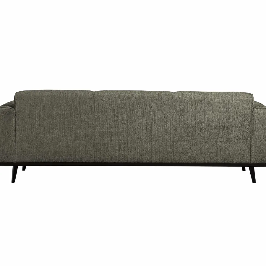 Woood Statement 3-zits bank 230 cm structure velvet frost New