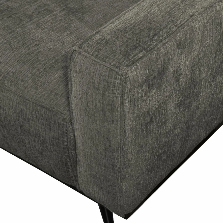 Woood Statement 3-zits bank 230 cm structure velvet frost New