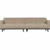 Woood Statement 4-zits bank 280 cm bouclé beige Online