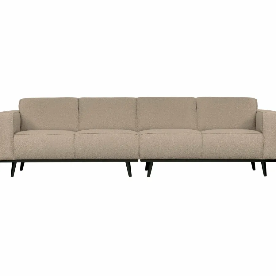 Woood Statement 4-zits bank 280 cm bouclé beige Online
