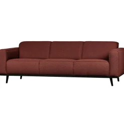 Woood Statement 3-zits bank 230 cm bouclé chestnut Hot