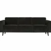 Woood Statement 3-zits bank 230 cm brede platte rib graphite Online